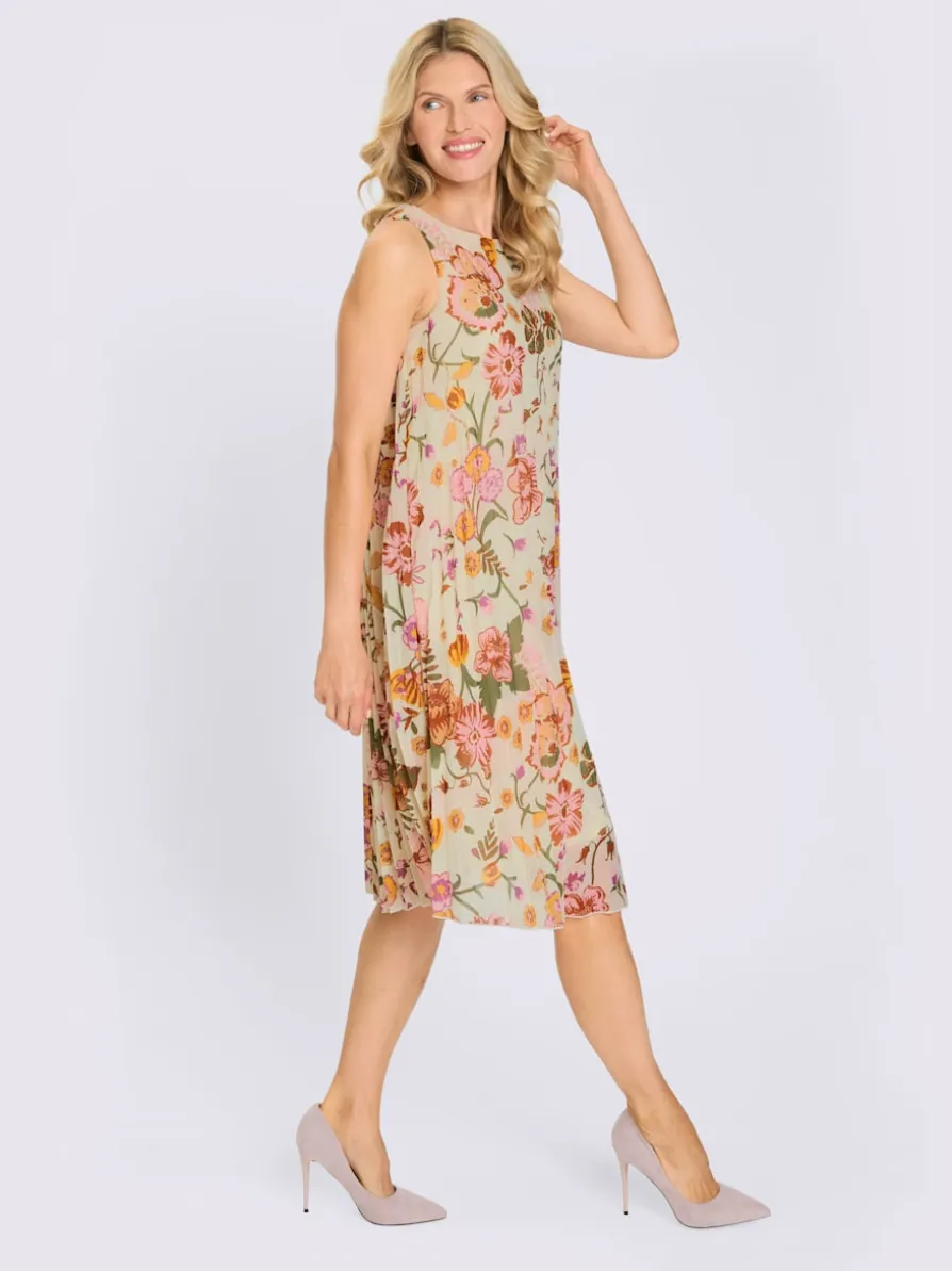 Robe plissée qualité plissée tendance