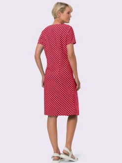 Robe tissée pinces poitrine