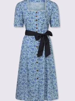 Robe traditionnelle patte de boutonnage sur toute la longueur