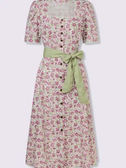 Robe traditionnelle patte de boutonnage sur toute la longueur