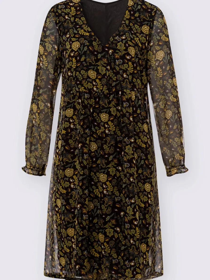 Robe évasée qualité tissée