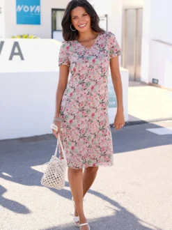 Robe évasée réversible : superbe des 2 côtés