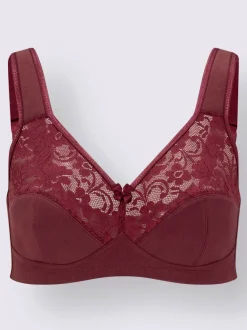 Soutien-gorge avec dentelle intégrée et petit nœud