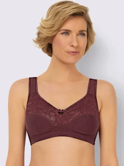 Soutien-gorge avec dentelle intégrée et petit nœud