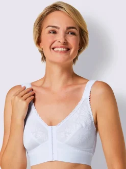 Soutien-gorge sans armatures à fermeture devant jusqu'à la t. 135