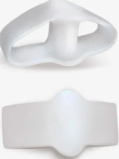 Séparateur d'orteils en gel, double boucle doux et souple