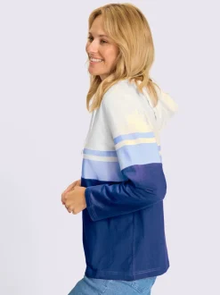 Sweatshirt capuche avec coulisse et lien à nouer