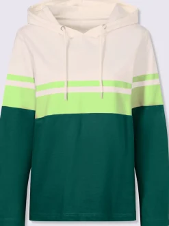 Sweatshirt capuche avec coulisse et lien à nouer