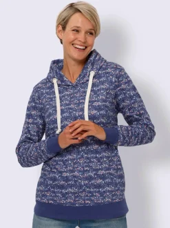 Sweatshirt col roulé chevauchant