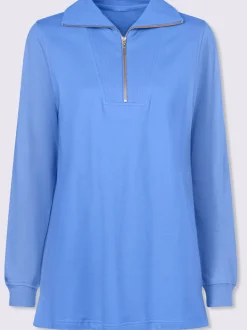 Sweatshirt long col camionneur