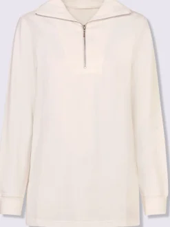 Sweatshirt long col camionneur