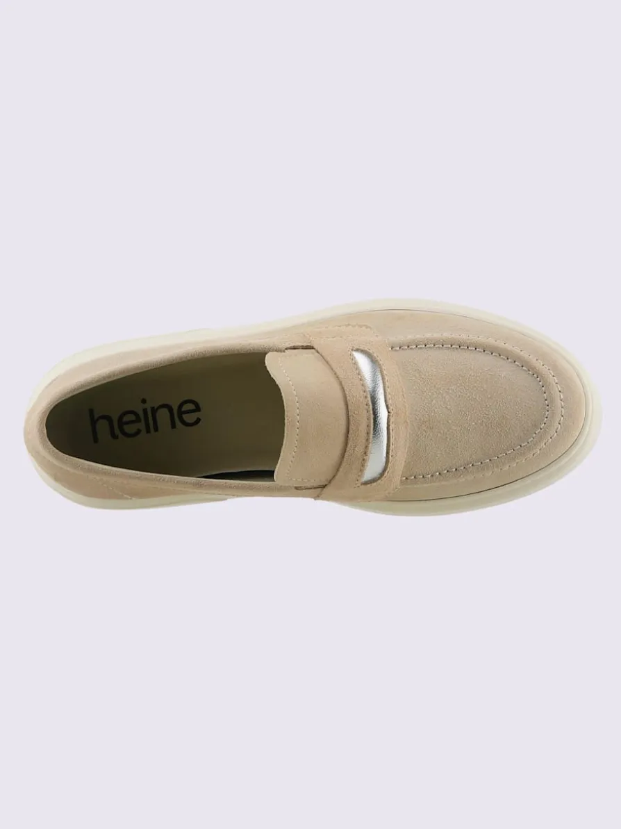 Trotteurs cuir velours de vache.