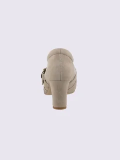 Trotteurs à front haut textile doux en synthétique velours