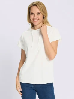 T-shirt à capuche pur coton