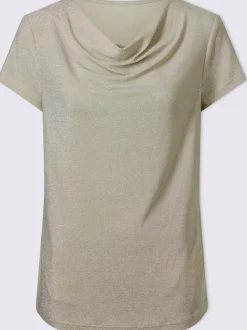 T-shirt à col bénitier col bénitier