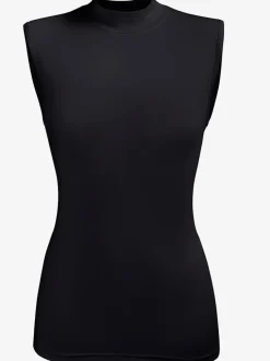 T-shirt à col montant jersey fin