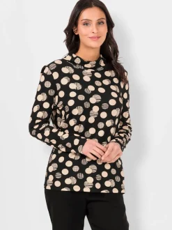 T-shirt à col roulé viscose