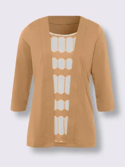 T-shirt 2 en 1 aspect 2 en 1