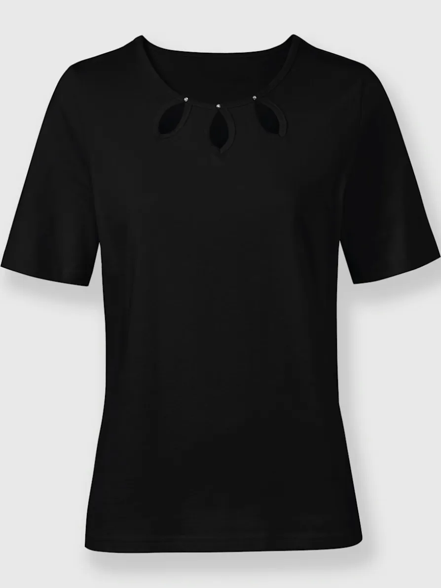 T-shirt à encolure ronde 50% coton