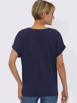 T-shirt à encolure ronde imprimé floral
