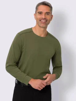 T-shirt à encolure ronde épaulettes devant