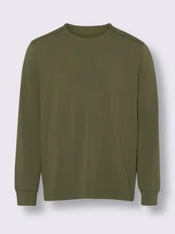 T-shirt à encolure ronde épaulettes devant