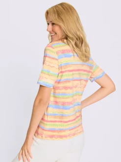 T-shirt à encolure ronde qualité coton doux sur la peau