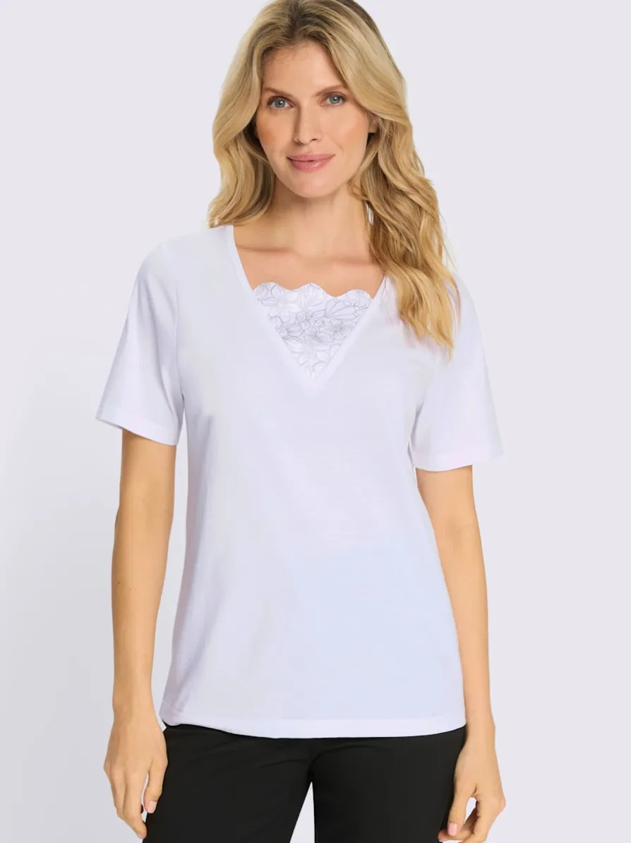 T-shirt 2 en 1 coupe aspect 2 en 1