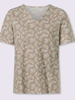 T-shirt en v encolure en v affinante