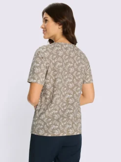 T-shirt en v encolure en v affinante