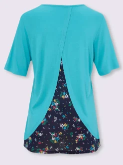 T-shirt 2 en 1 100% viscose
