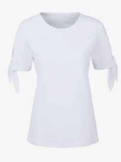 T-shirt estival manches légères à nouer