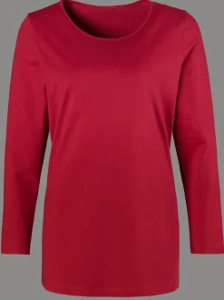 T-shirt femme long avec fentes latérales