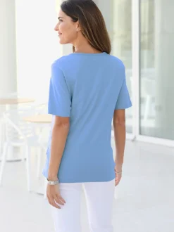 T-shirt féminin uni et confortable