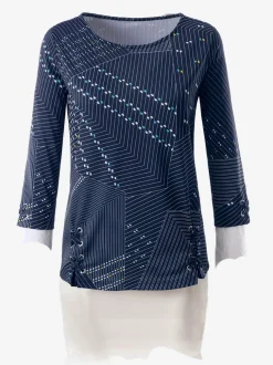 T-shirt imprimé viscose