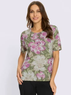 T-shirt imprimé 95% viscose (ecovero)