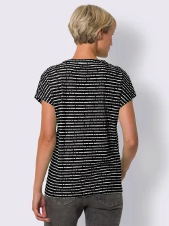 T-shirt joli motif à rayures
