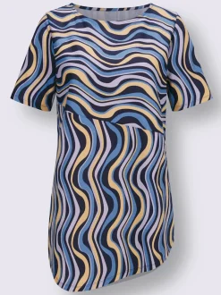 T-shirt long base asymétrique tendance