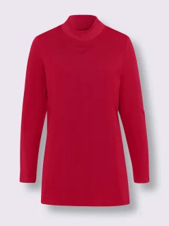 T-shirt long col montant tendance