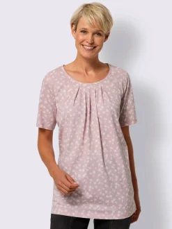 T-shirt long coupe en a