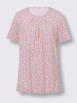 T-shirt long coupe en a