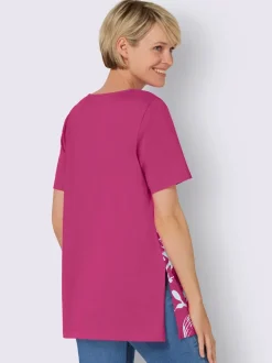 T-shirt long coupe longue affinante