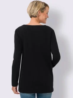 T-shirt long coupe longue affinante