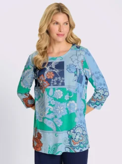 T-shirt long coupe longue affinante