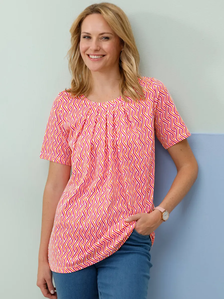 T-shirt long coupe longue affinante