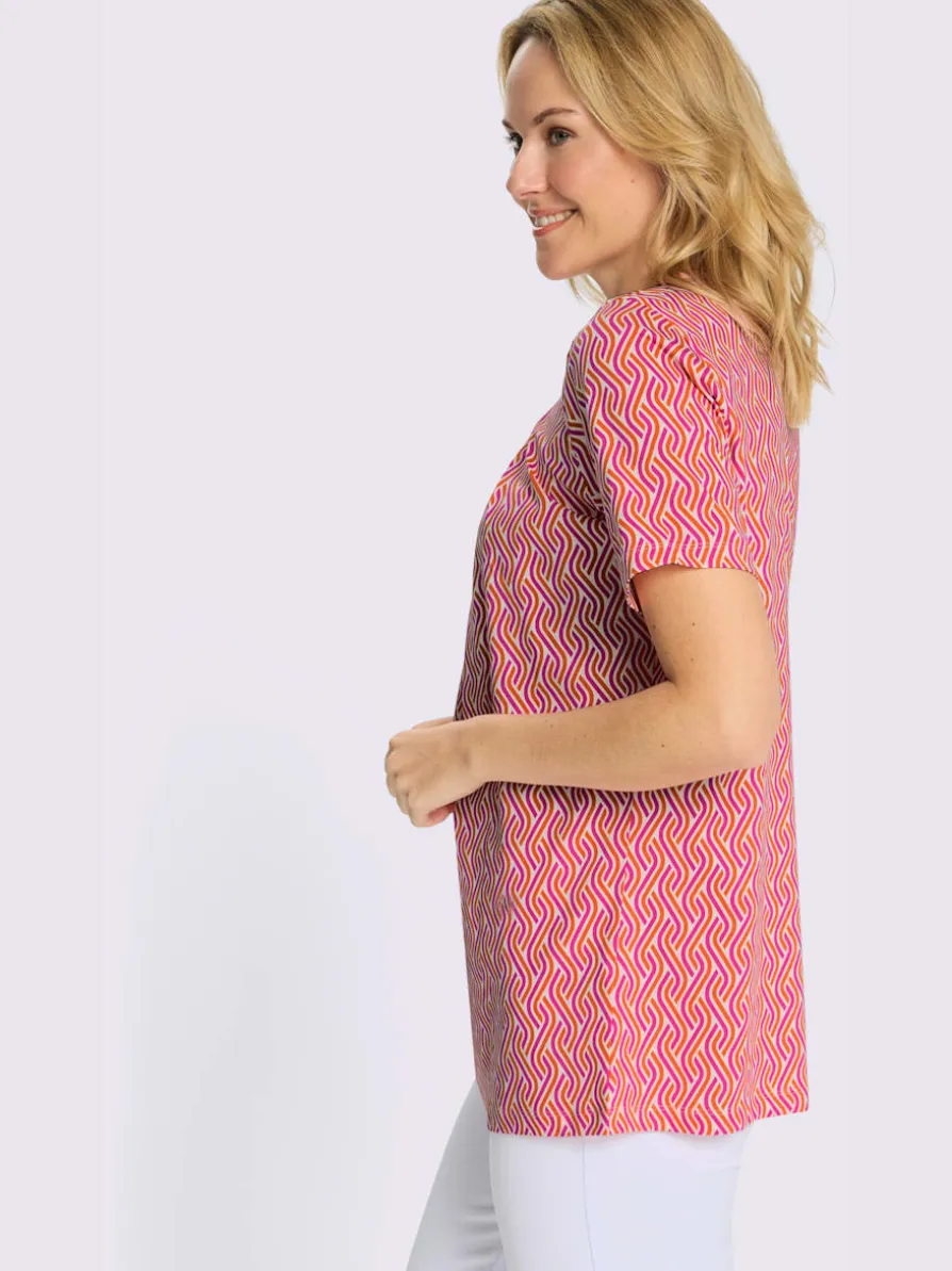 T-shirt long coupe longue affinante