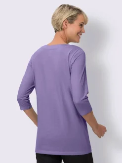 T-shirt long coupe longue affinante