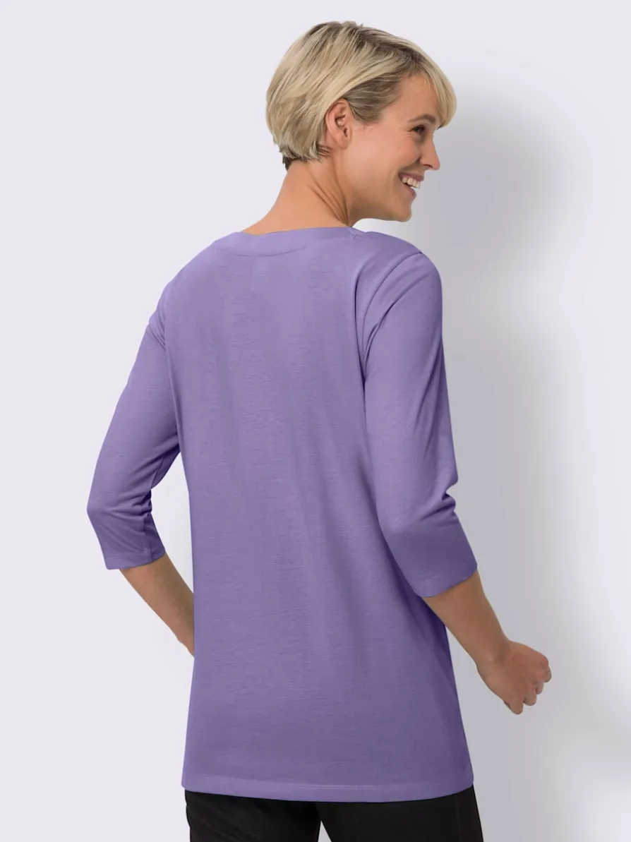 T-shirt long coupe longue affinante