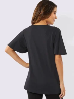T-shirt long coupe longue tendance