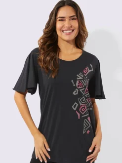 T-shirt long coupe longue tendance
